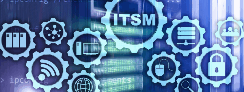 IT services management concept illustrating managed IT services for efficient service delivery and support.